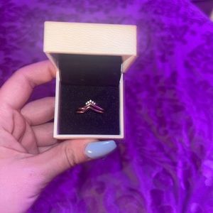 Pandora ring set ! Size 6